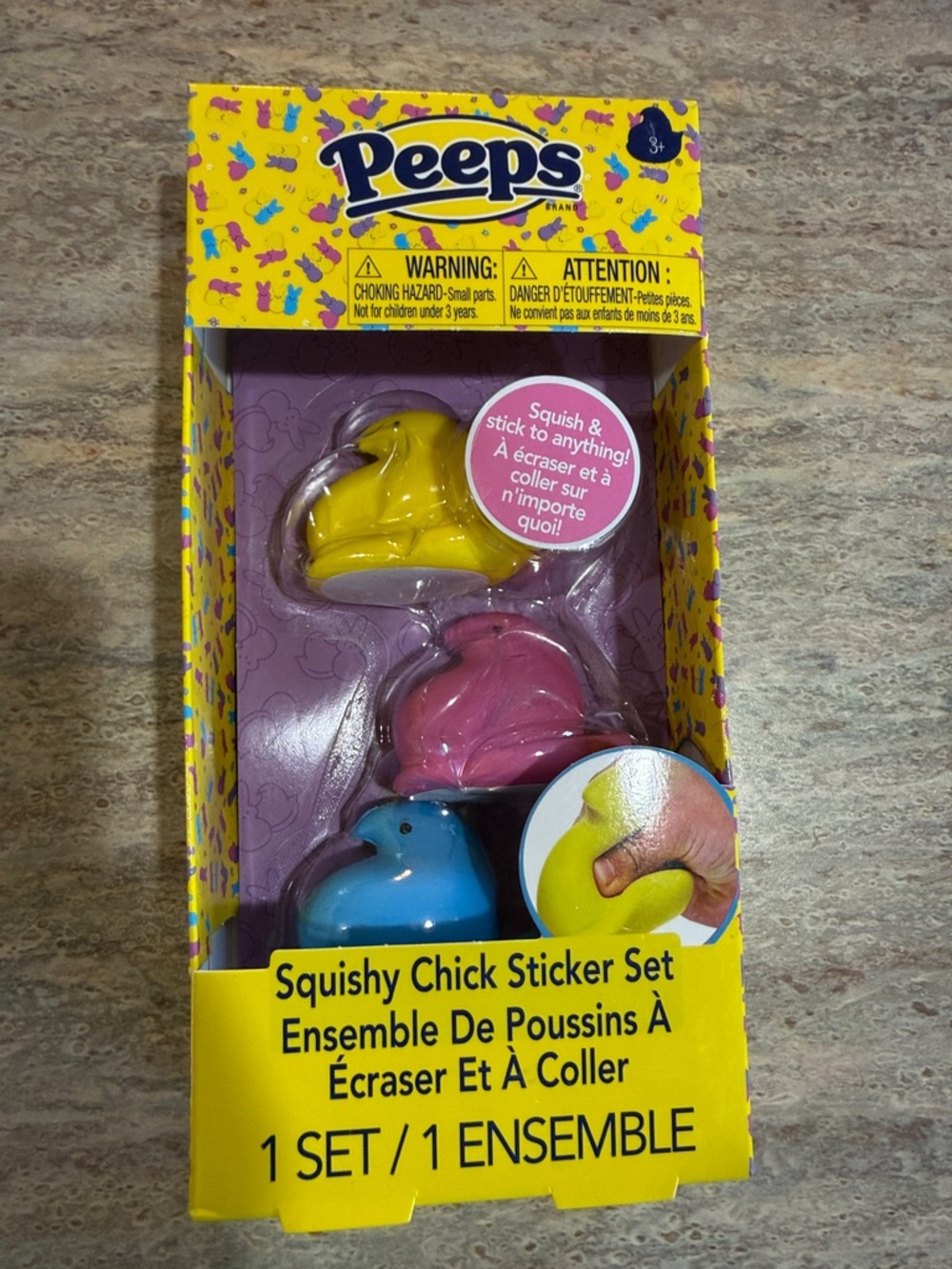 Peeps Squishy Chick Sticker Set